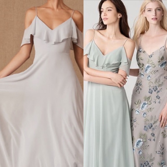 🌟Host Pick!🌟 Jenny Yoo Whisper Blue Mila Dress - Picture 7 of 7